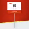 Sports games hand-up sign sign pick-up sign billboard leader card Guide guide card Pick-up stop sign Aluminum alloy