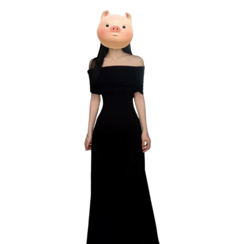 Летнее платье, длинная юбка, городской стиль, яркий броский стиль, по фигуре, открытые плечи