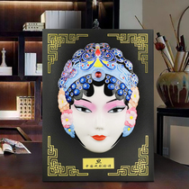 Peking Opera face mask pendant opera Shengdan Jingchou five road Wealth God five Tigers General Chinese hot pot restaurant decoration