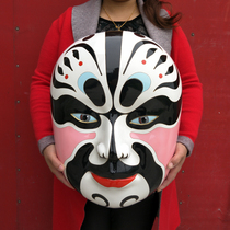 Extra-large Peking Opera facial mask mask hot pot restaurant decorations five-way God of wealth wall hanging Chinese characteristics ancient decoration