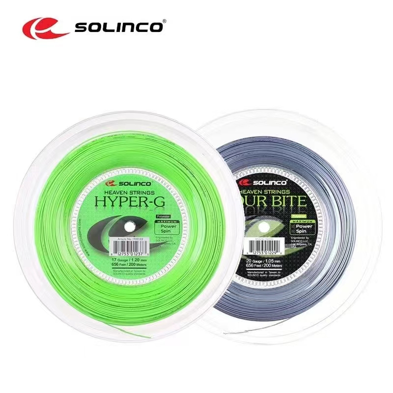 Spot Solinco HYPER-G TB 16 17 18G four-corner polyester hard line tennis line large plate line