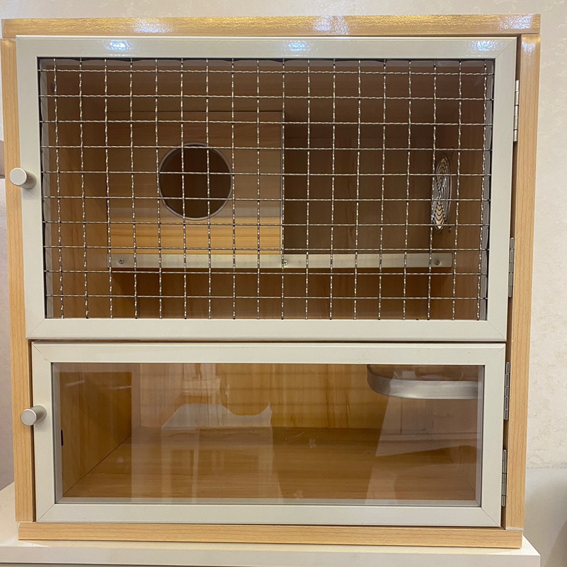 Totoro Cabinet Cage Ecological Board Solid Wood Pet Cabinet Cage