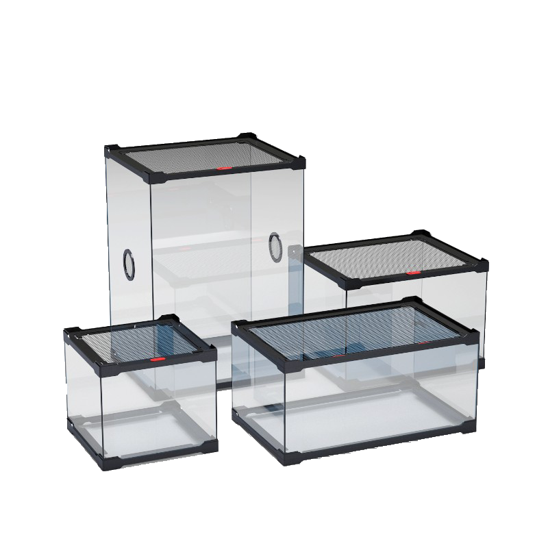 Glass tank fish tank CM cage climbing pet box turtle guarding palace lizard horned frog breeding box large and medium equipment aquarium