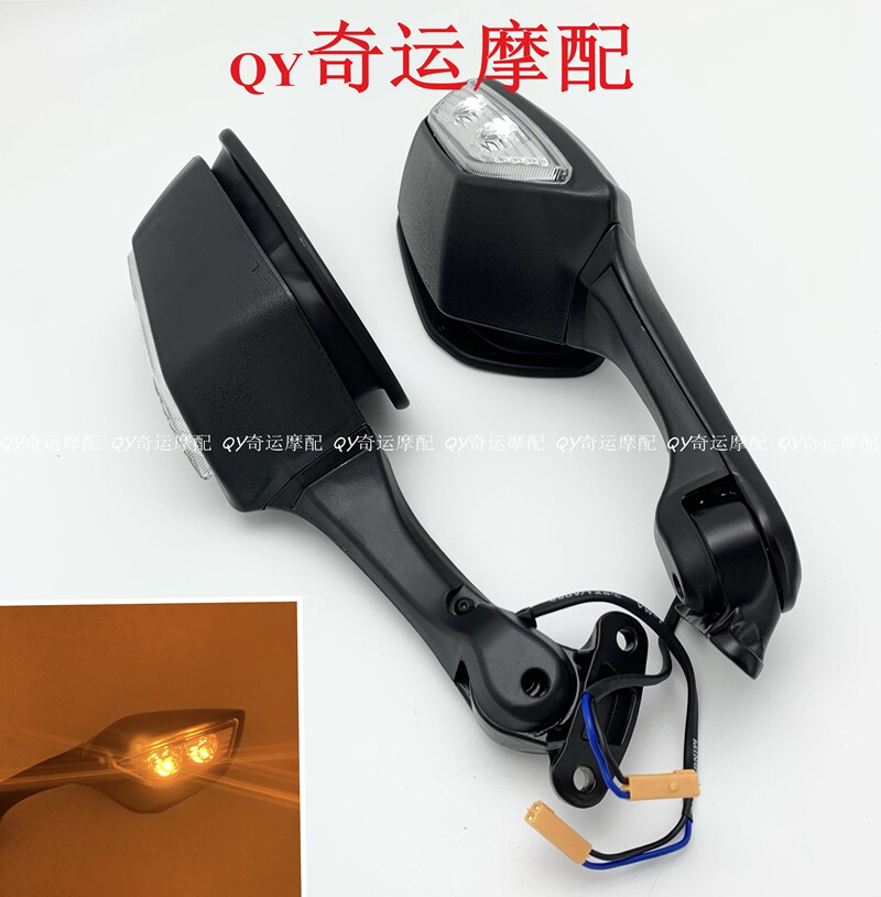 Suitable for Kawasaki ninja 400 NINJA400 ZX10R11-15 years rearview mirror folding reflective mirror