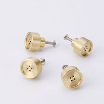 PANAMENT creative brass small handle Nordic simple shoe cabinet wardrobe drawer door decorative button copper handle