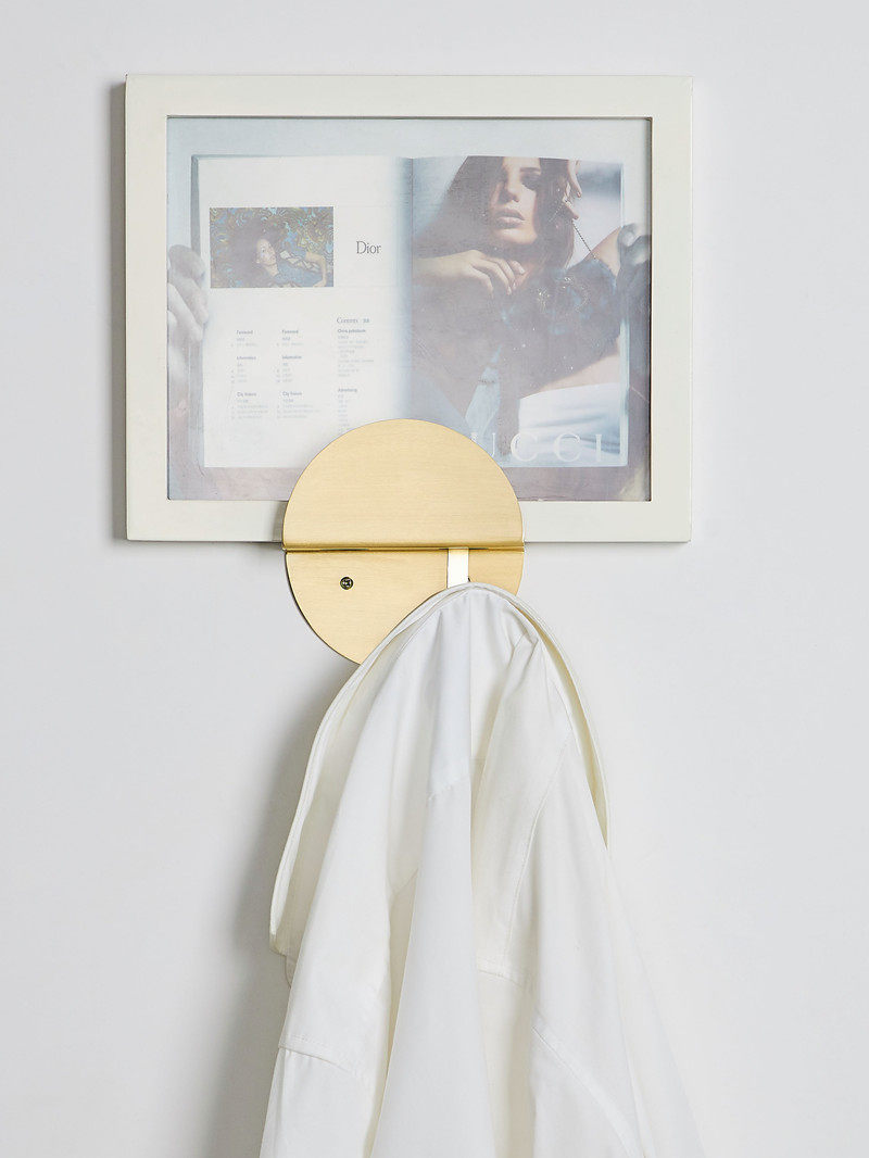 PANEMENT Personalized Nordic Brass Hook Minimalist Design Creative Wall Hanging Decorative Hook