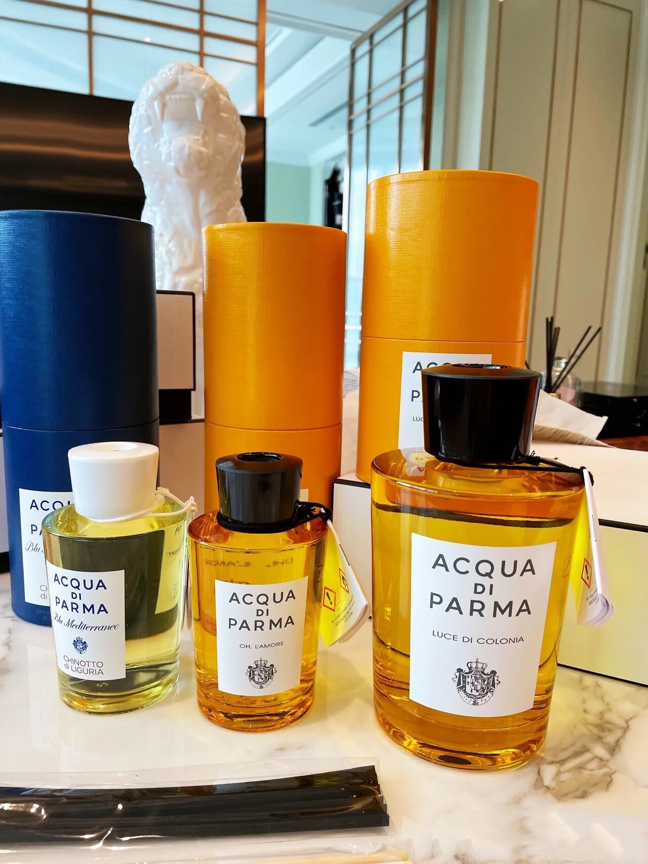 Ароматерапия украшения 帕尔玛之水桃金娘香薰藤条扩香器 acquadiparma居家卧室香氛180ml