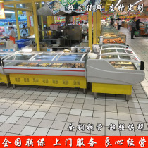 Fresh meat cabinet Cold fresh meat display cabinet Fresh freezer Fresh preservation cabinet Direct cold fresh meat cabinet Meat cabinet Flat cabinet Commercial