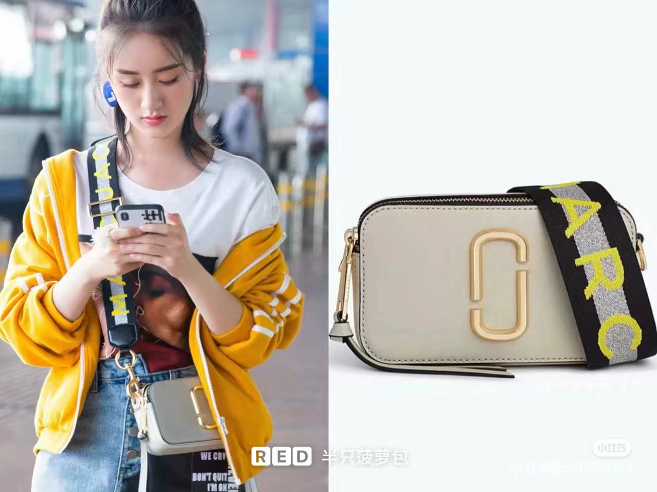 [Spot Speedback] Новая публикация сумки-ведомостной цвет MJ Shoulder Messenger, двойная молния MINI пакет