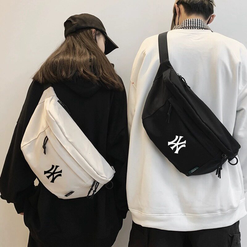 Yankees ASUNY joint men's and women's sports handbags shoulder crossbody bag waist bag cycling chest bag versatile and trendy