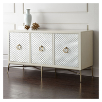 American Genguan Cabinet Locker style TV cabinet European-style modern minimalist solid wood decorative cabinet Dining Side Cabinet