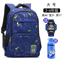 Boys and schoolbags 3-5-6 grade large capacity Junior High School High School backpack multifunctional backpack childrens backpack