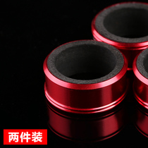 Aluminum alloy rod stop Stainless steel metal rod stop O-ring Hand rod table fishing rod non-slip fishing fishing gear accessories