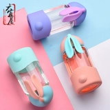 六宜居 Летний стеклянный портативный ароматизированный чай подходит для мужчин и женщин, чайная чашка, простой и элегантный дизайн