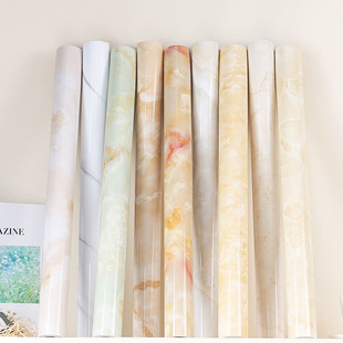 Kitchen oil -proof sticker self -adhesive wallpaper marble pattern wall sticker waterproof wallpaper cabinet stove table refurbishment film