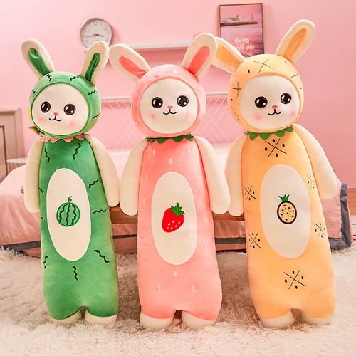 Кролик, плюшевая подушка, детская игрушка для сна, тряпичная кукла