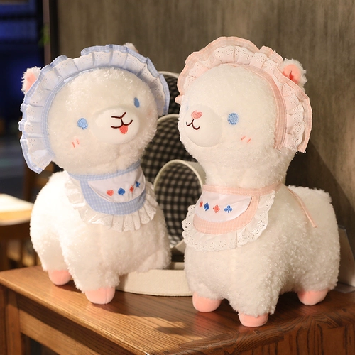 Плюшевая альпака, маленькая игрушка, милая тряпичная кукла, детская подушка, подарок на день рождения