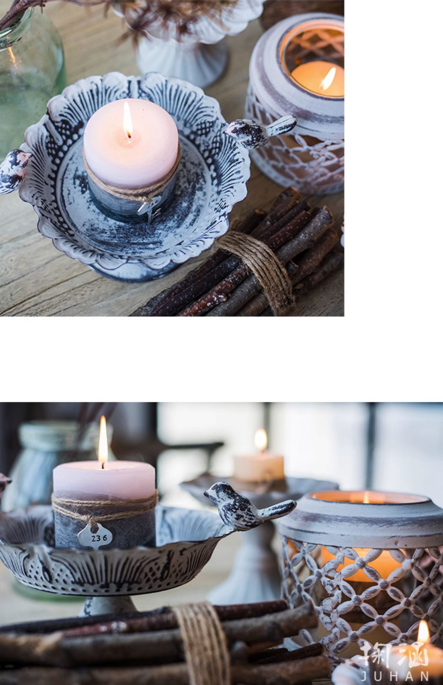 Juhan Key Craft Aromatherapy Decoration Candle ZAKKA American European Natural Environmental Protection_voghion.com