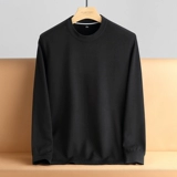 Флисовый демисезонный свитер, удерживающая тепло толстовка для отдыха, круглый воротник, оверсайз