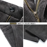 Утепленные вельветовые бархатные зимние штаны для отдыха, большой размер