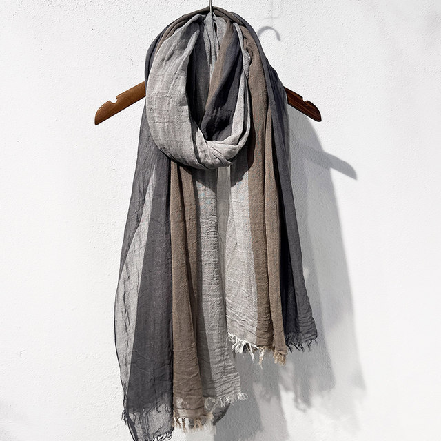 Pure cotton high-end boutique men's scarf