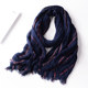 Autumn and winter striped Japanese style men's scarf