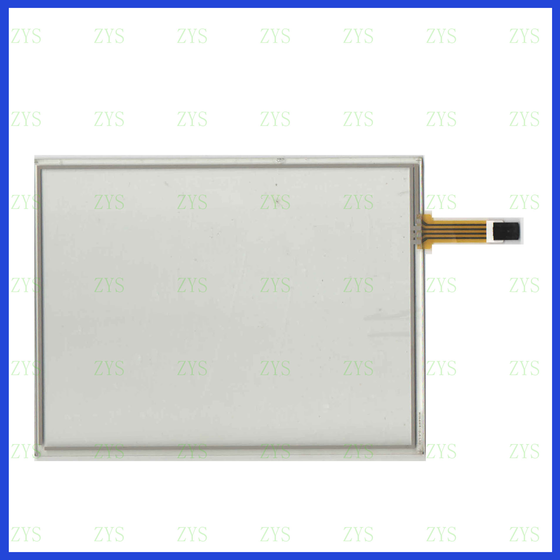 Four wire resistance touch handwritten outer screen glass