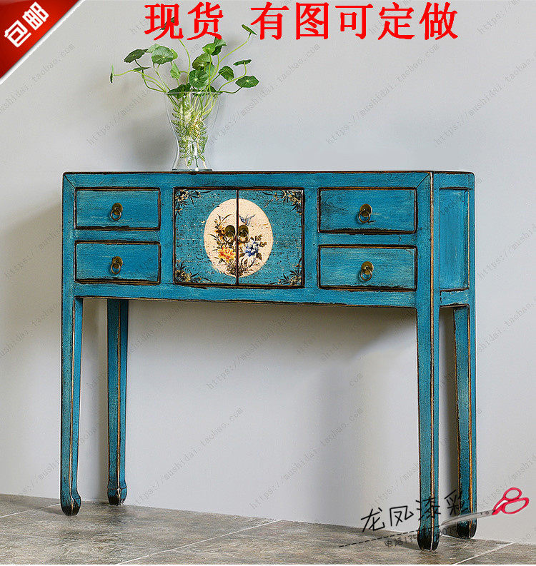Spot Tibetan Berger Entrance Cabinet Foyer Cabinet New Chinese