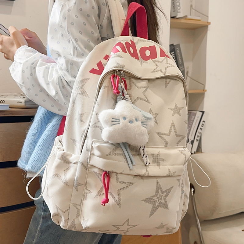 Ins Korean-Style School Bag, Original and Unique Design, Not Mass-Produced, for Junior High School Girls with Good Looks, 16inch Laptop Backpack Ins Korean-Style School Bag, Original and Unique Design, Not Mass-Produced, for Junior High School Girls with Good Looks, 16inch Laptop Backpack