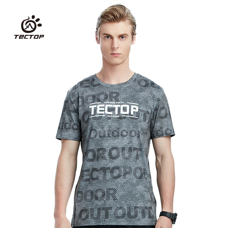 TECOP Tango Outdoor Men's Round Collar Short Summer Women Speed Dry T-shirt Breathable Motion Short Sleeves 81205