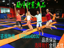 Trampoline Park large fitness indoor and outdoor theme parent-child Park bouncing bed rebound factory amusement equipment