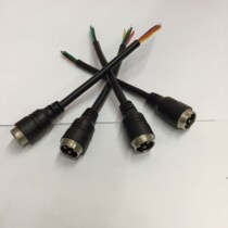 Silver - plated airline plug socket GX16 - 234567 core air connector Connector plug - in line injection molding