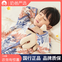 haggaday hakada baby thermostatic sleeping bag autumn winter style newborn baby children sub-legs anti-kick by spring and autumn