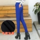 Mặc quần legging bên ngoài đeo bút chì Hàn Quốc, eo cao, chân, quần dài, giảm béo, kích thước lớn, nữ cộng với nhung, quần mùa thu dày quần thể thao nữ cá tính