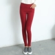 Mặc quần legging bên ngoài đeo bút chì Hàn Quốc, eo cao, chân, quần dài, giảm béo, kích thước lớn, nữ cộng với nhung, quần mùa thu dày quần thể thao nữ cá tính