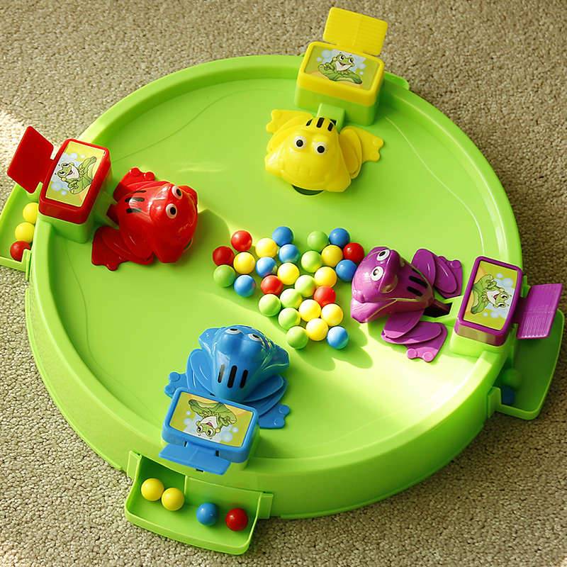 Shake-in-the-money Children's Toy Frog Eating Bean Puzzle Boy Bean Balls Girl Child 3 Interactive Game 4-6