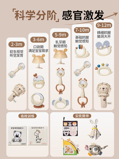 Newborn Gift Box, Baby Birth Gift, Baby Gift, Full Moon Gift, Rattle, Soothing Teether Toy