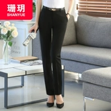 Костюм, черные рабочие штаны, свободный прямой крой, большой размер, облегающий крой