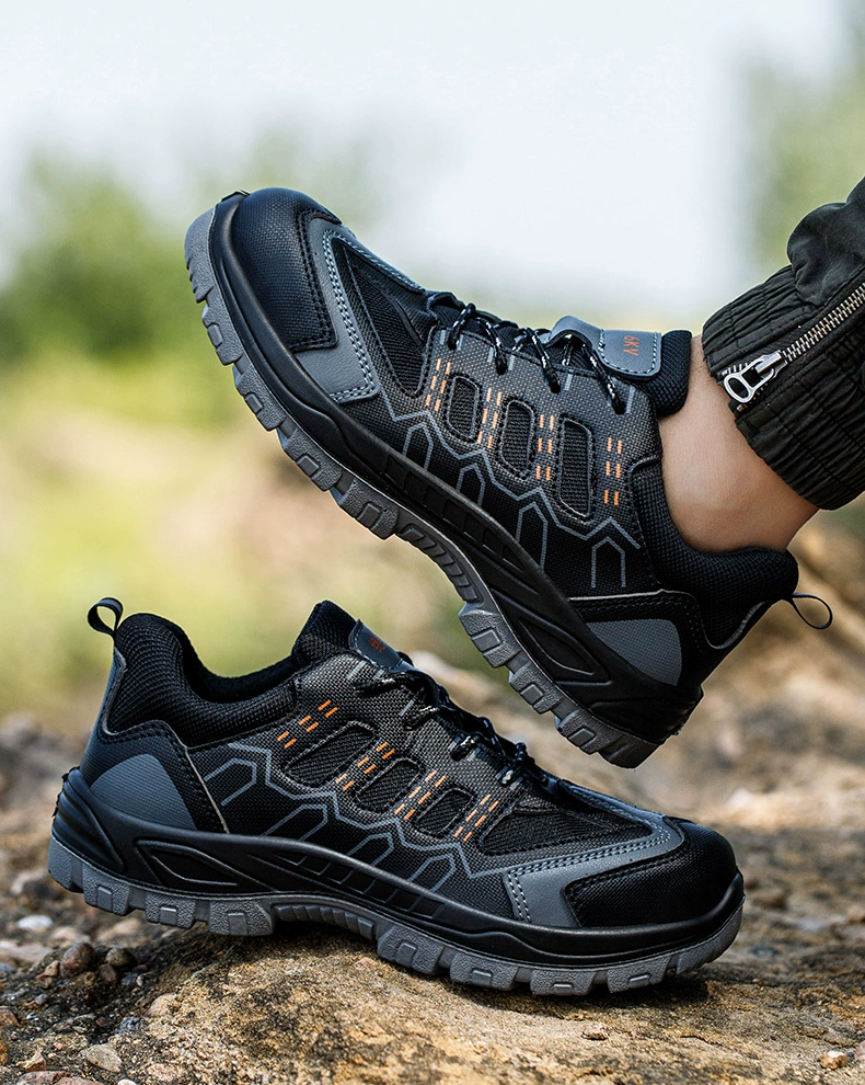 Men's labor protection shoes, anti-smash, anti-puncture, safe and lightweight, Laobao steel-toe construction site electrician insulated work shoes, autumn