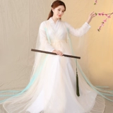 小训狐 Байцянский древний костюм ханфу женщины супер сказочные текущие сказочный костюм в китайском стиле Гупхенг танцевальный спектакль костюм лето