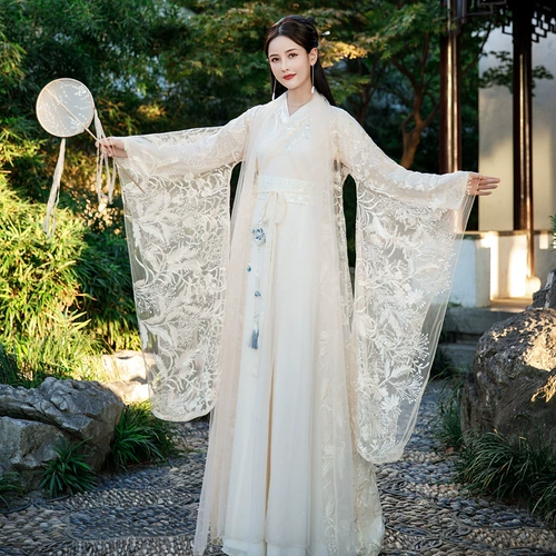 Новинка 2025 года, женский костюм феи династии Хань, подлинный оригинальный китайский костюм для танцев Guzheng, весенний костюм