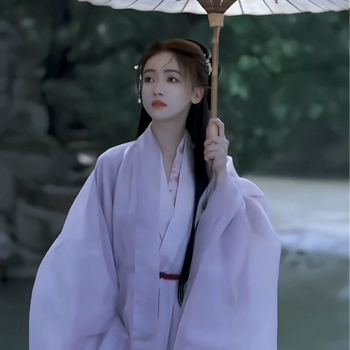 В стиле Jin Hanfu New New 2025 Purple Drouble Costum