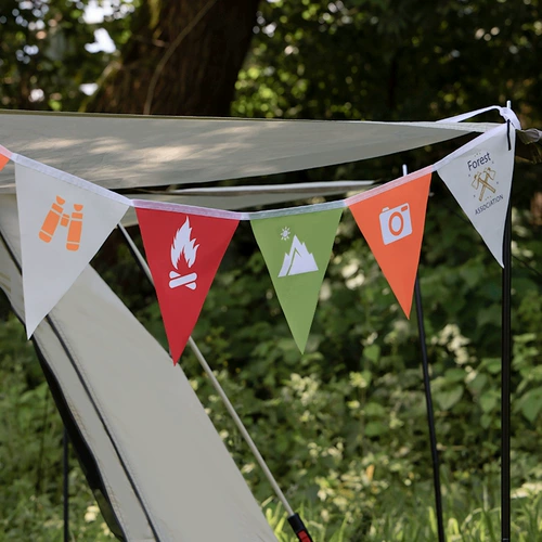 Открытый кемпинг атмосфера флаг навес палатка флаг кемпинговая вечеринка флаг Рождественские украшения флаг праздник команда лагерь флаг