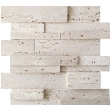 Кремовый травертин мозаика наклейки на стену натуральный мрамор 3d культурный камень бар фон стены культурный кирпич гостиная балкон