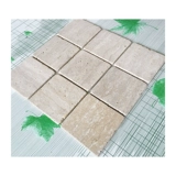 Антикварная каменная мозаичная наклейка натуральные мраморные рис Желтая пещера Каменная балкон -балкон -диван фоновая стена гостиная