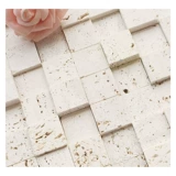 Натуральный камень с белой дырой, каменная мозаика, наклейки на стену, фоновая стена, мрамор, 3d балкон, культурный камень, ванная комната, бар, гостиная