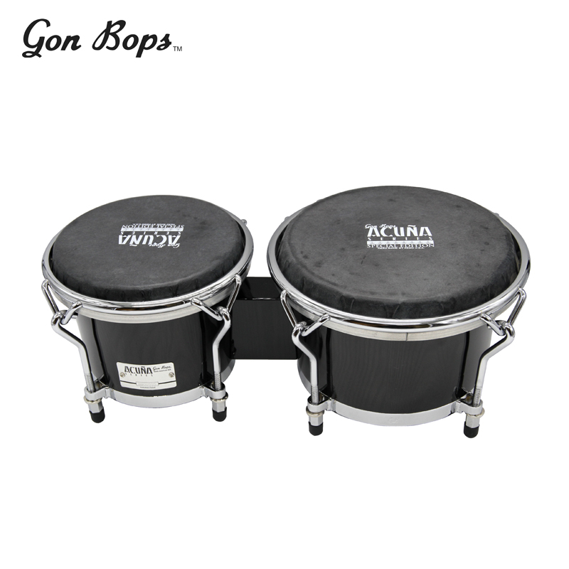 Gon Bops Alex Acuna Ebony Bongo Ebony Ebony AA0785SE lacquered Bongo drums