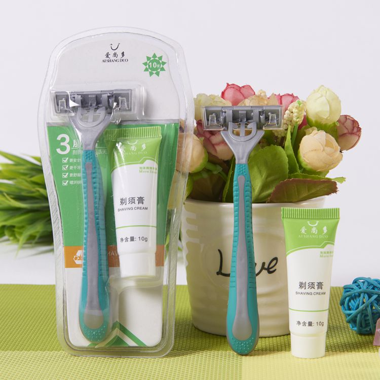 Hotel Room Disposable Razor Aishangduo Razor 50 Pieces 