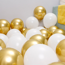 Pure white thicker latex size balloon 5 10 12 18 36 inch tail long balloon chain round