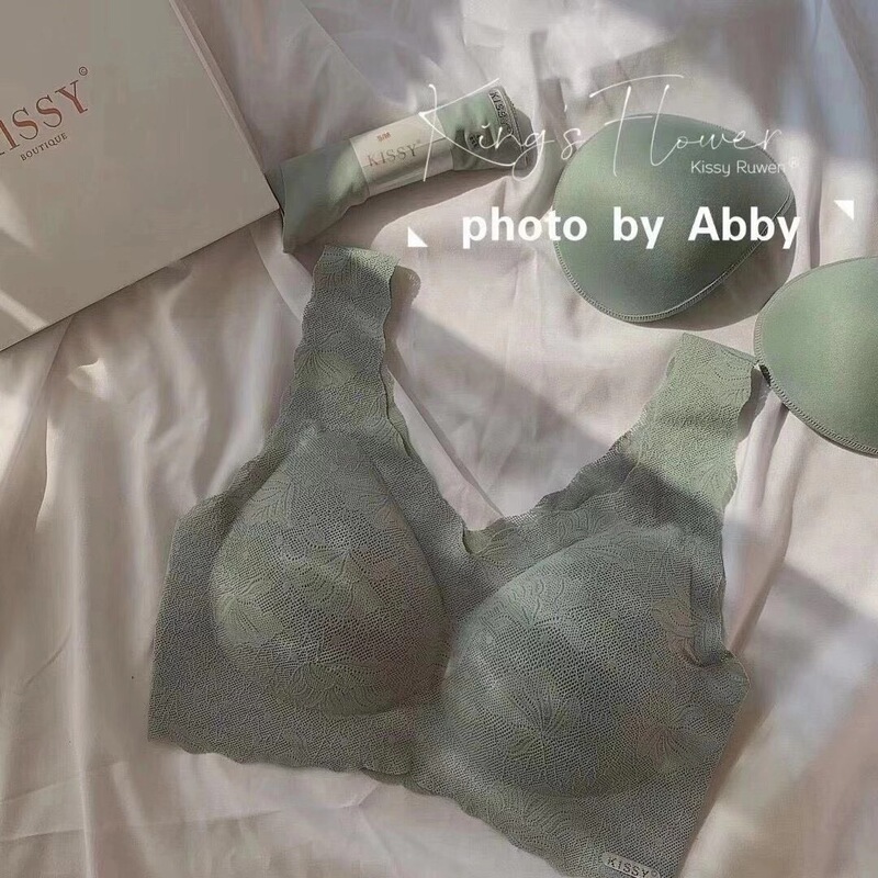 Authentic Kissy Platinum Style Women's Seamless Push-Up Bra from the Official Store, Tank Top Style Lace Bra, Same Model as in the Store
